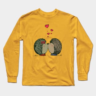 Hedgehogs in love Long Sleeve T-Shirt